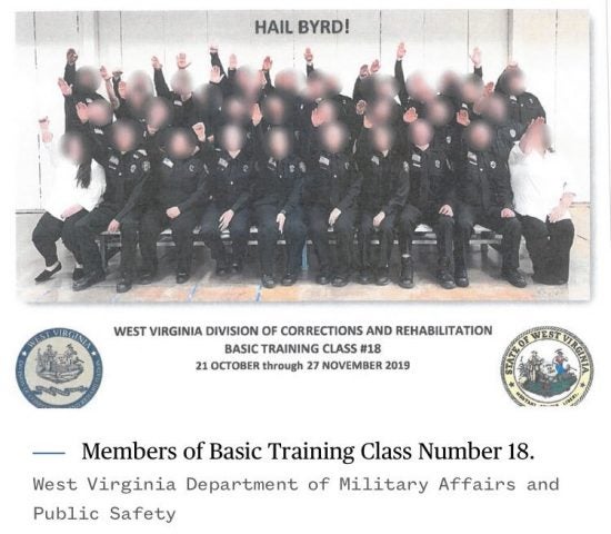 Three Fired Over Nazi Salute In West Virginia Corrections Employees Photo