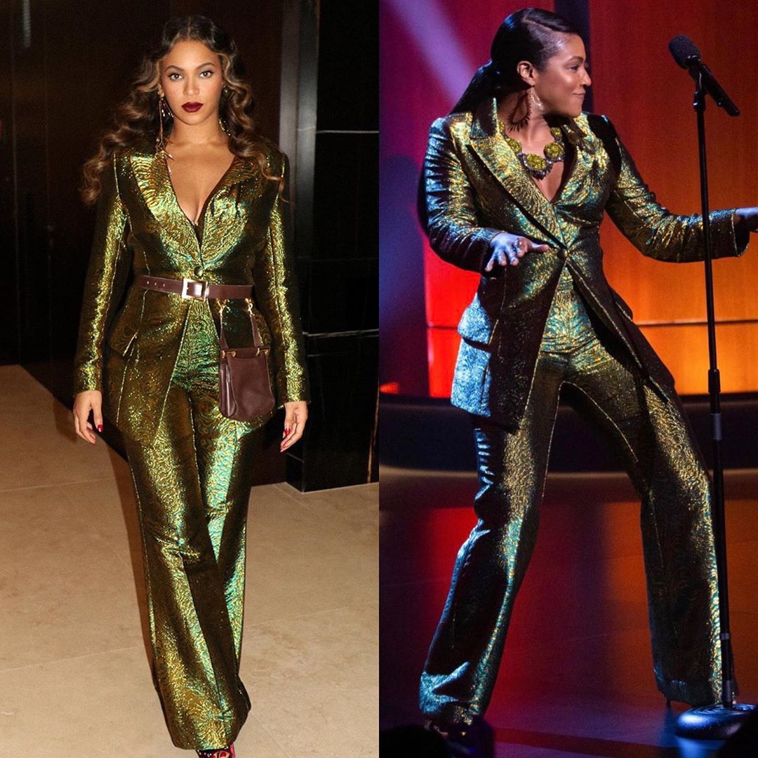 Here’s The Custom Suit Beyonce Gifted Tiffany Haddish