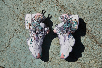 Reebok Taps Artist ‘Distortedd’ For Instapump Fury Sneaker