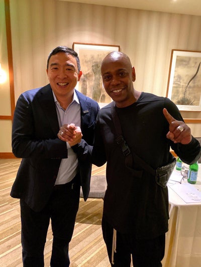 Dave Chappelle Endorses Andrew Yang