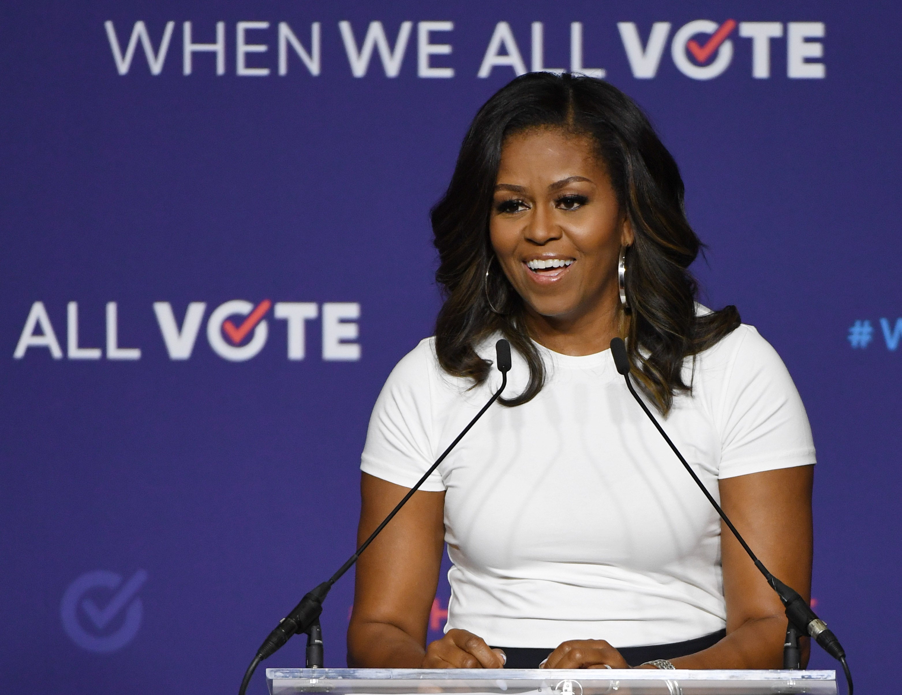 Michelle Obama Hosts Star-Studded Voter Registration Day Takeover