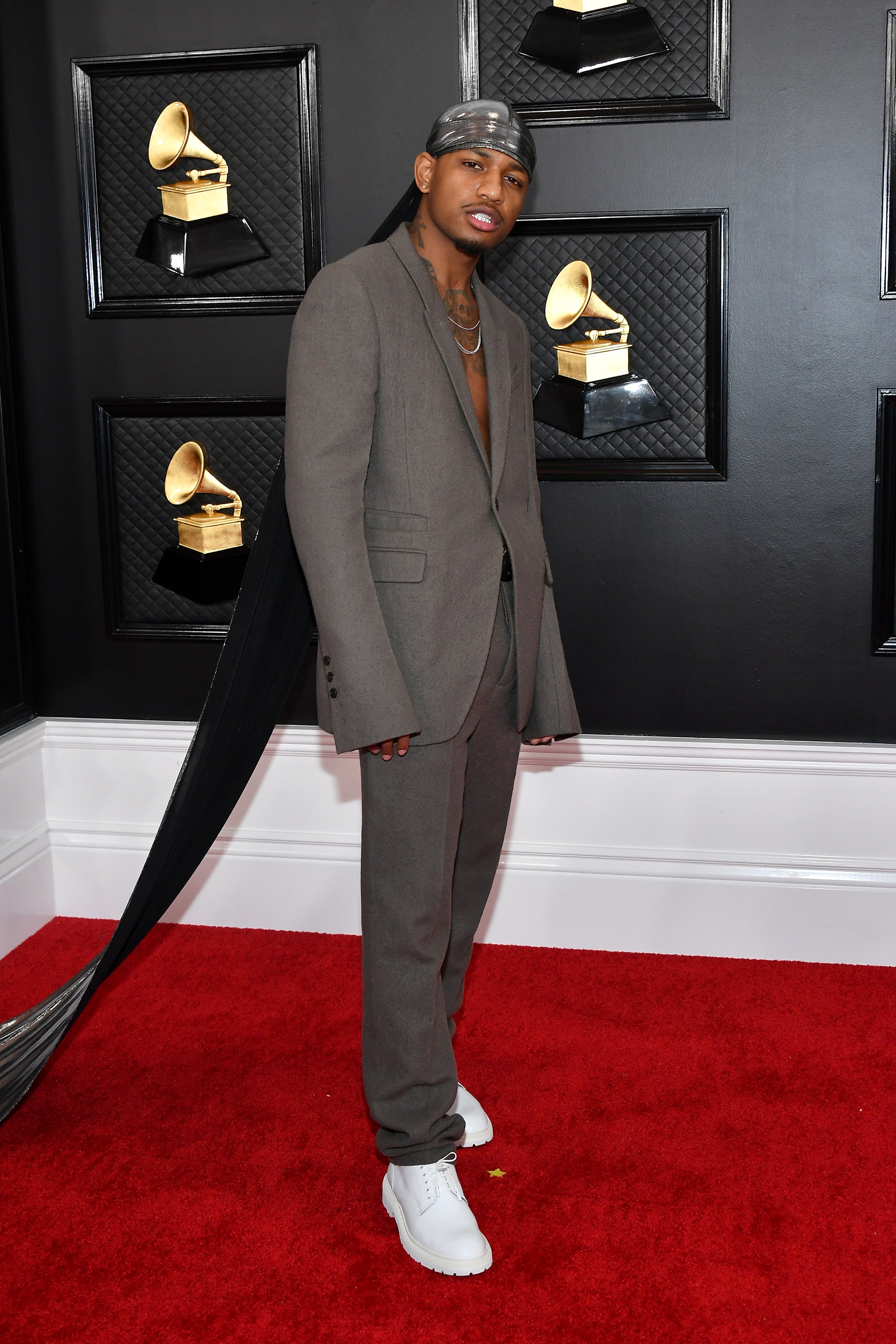 Guapdad 4000 Attends The Grammys In A 10-Foot-Long Durag