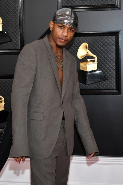 Guapdad 4000 Attends The Grammys In A 10-Foot-Long Durag