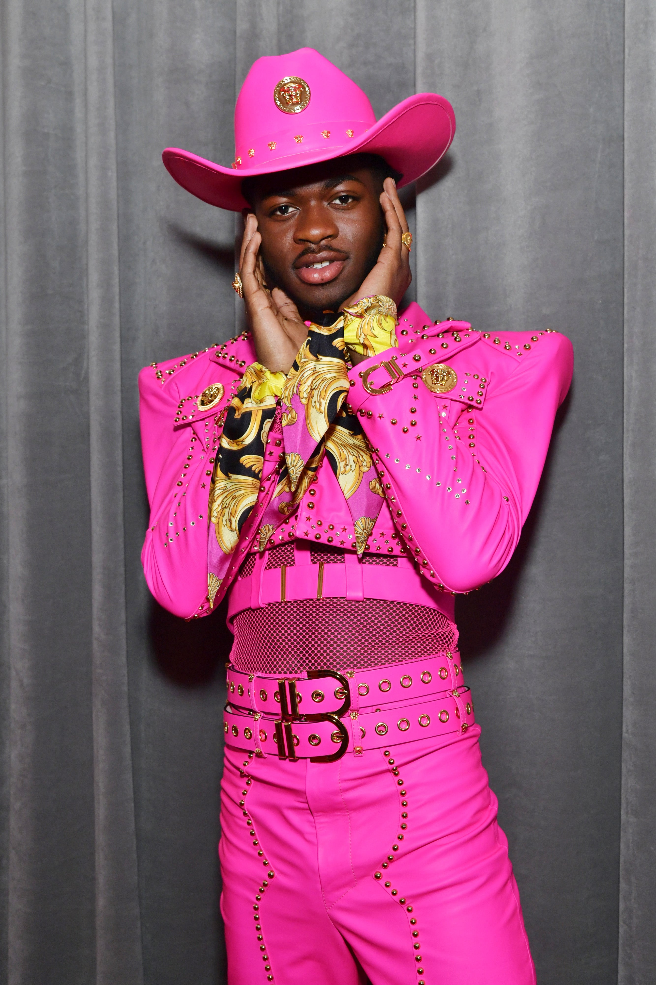 Lil Nas X Is A Popping Pink Cowboy At The Grammys