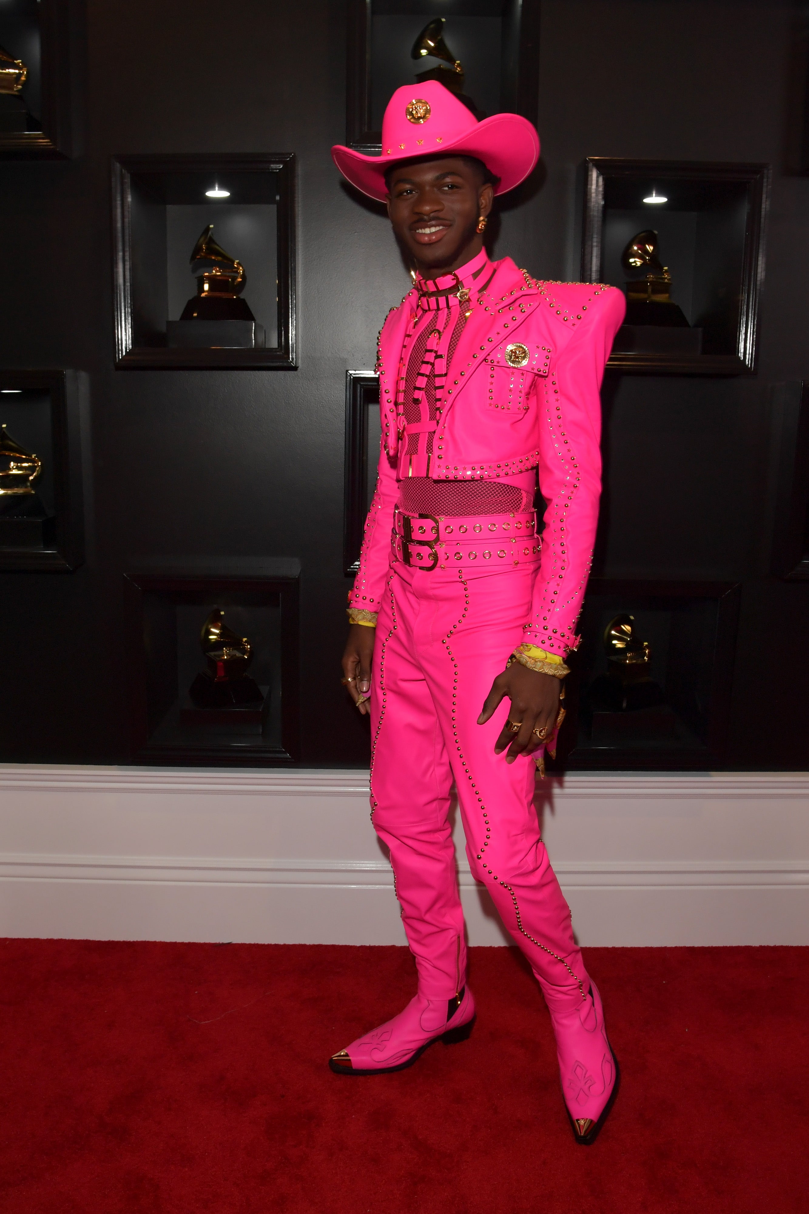Lil Nas X Is A Popping Pink Cowboy At The Grammys