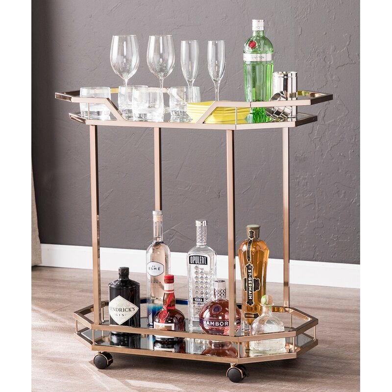 Create The Stylish Bar Cart Of Your Dreams With These Tips