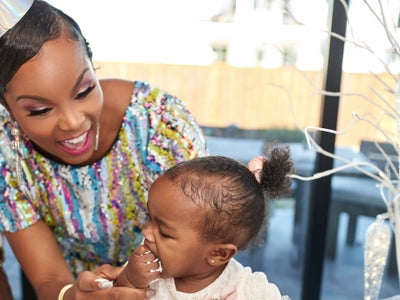 LeToya Luckett Throws Daughter Gianna A Winter Onederland Themed 1st Birthday Party