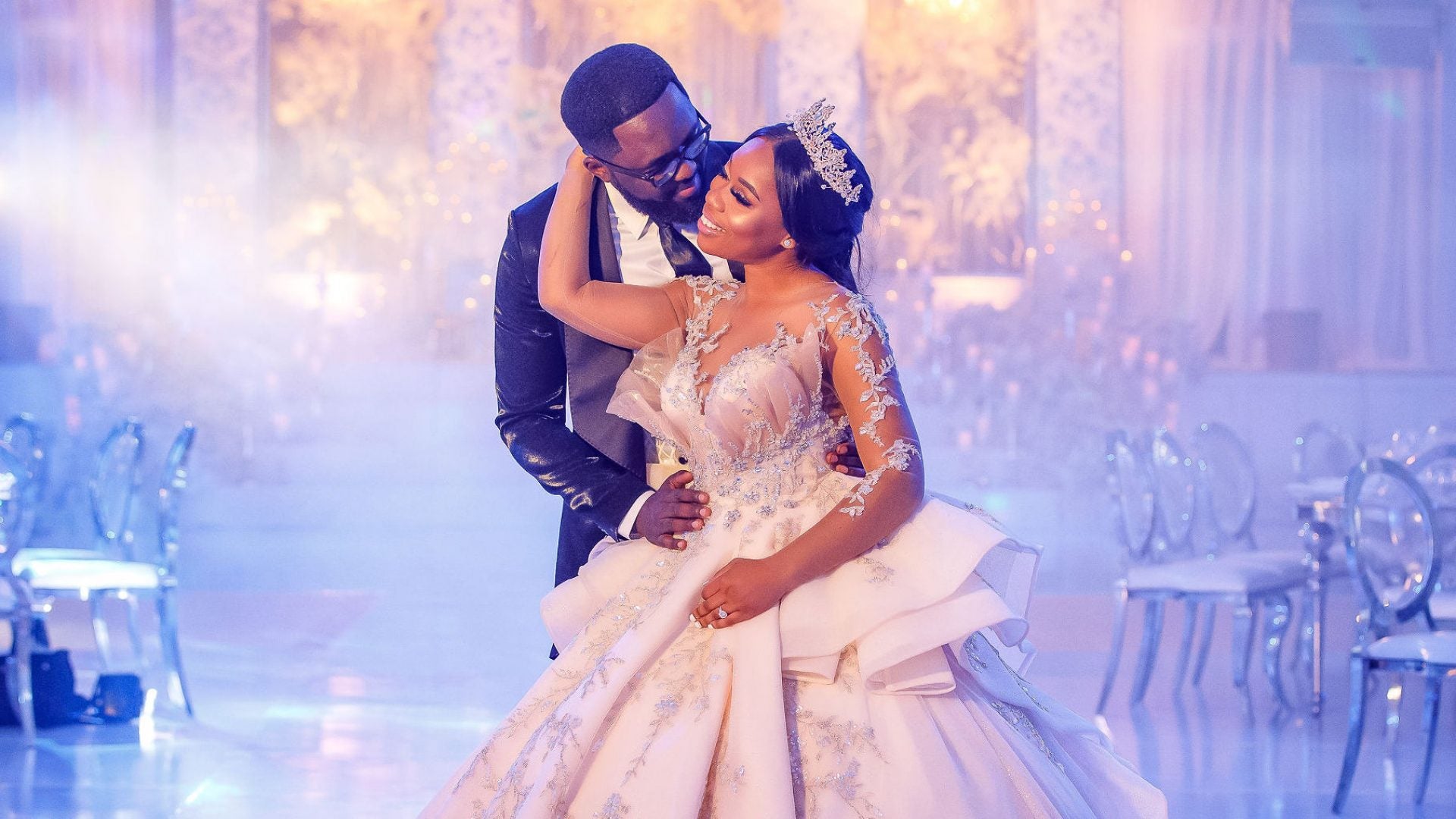Bridal Bliss: Mercy and Edmond's Heavenly Houston Wedding Looked Like A Fairy Tale
