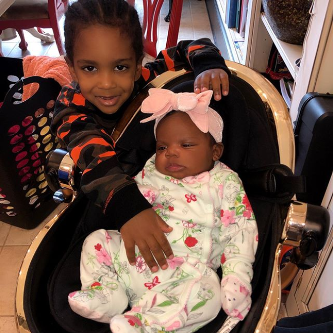 Aww! Kandi Burruss's Newborn Daughter Blaze Is A Living Doll