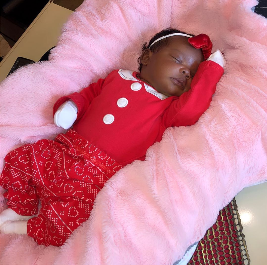 Aww! Kandi Burruss's Newborn Daughter Blaze Is A Living Doll