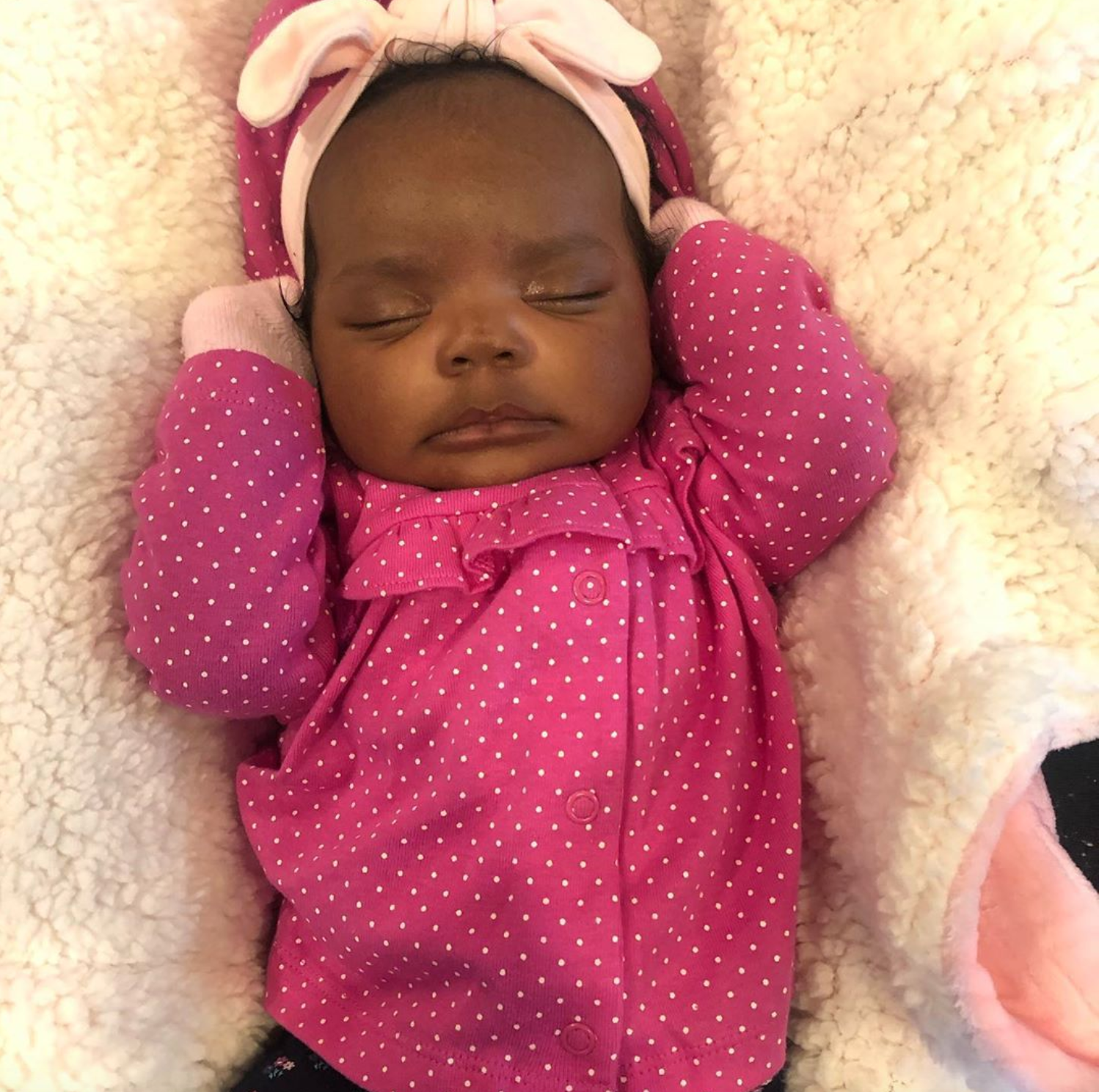 Aww! Kandi Burruss's Newborn Daughter Blaze Is A Living Doll