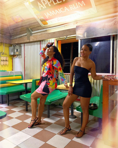 ‘Real Housewives’ Stars Porsha Williams and Tanya Sam Vacation In Jamaica