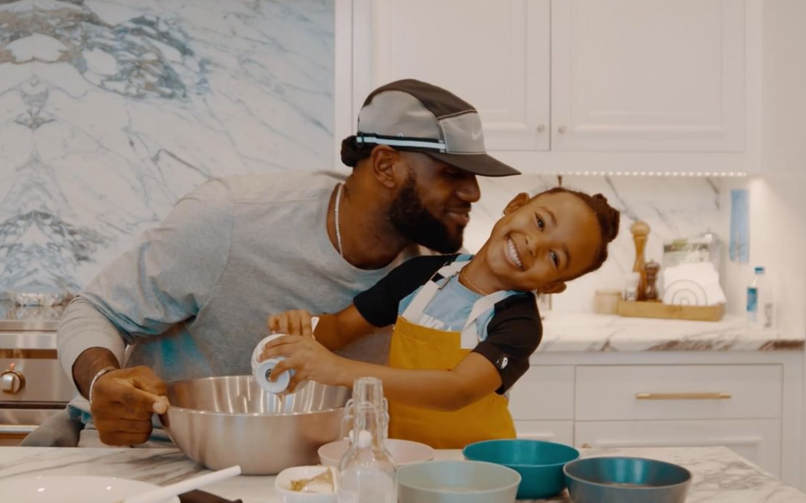 LeBron James And His Daughter Zhuri Getting Cooking In The Cutest Tutorial Ever!