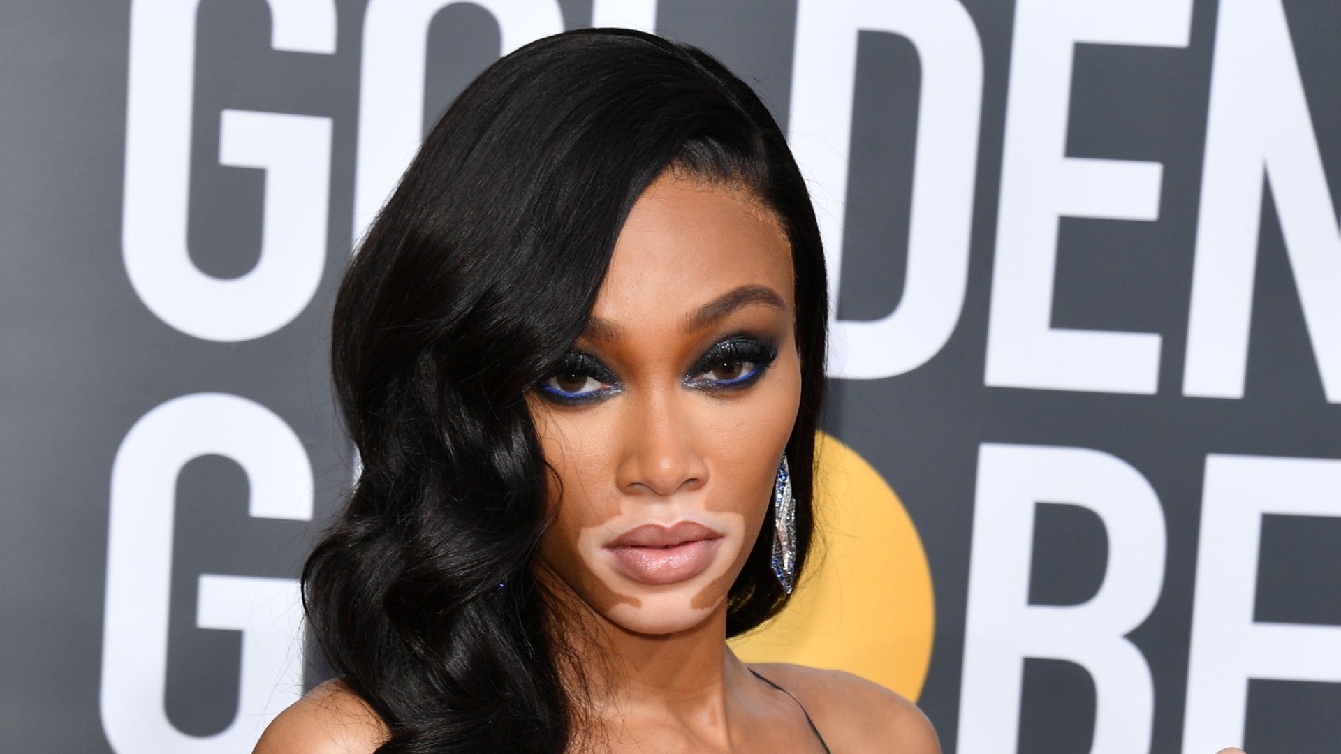 Winnie Harlow's Stunning Golden Globes Beauty Look Included This $12 Product