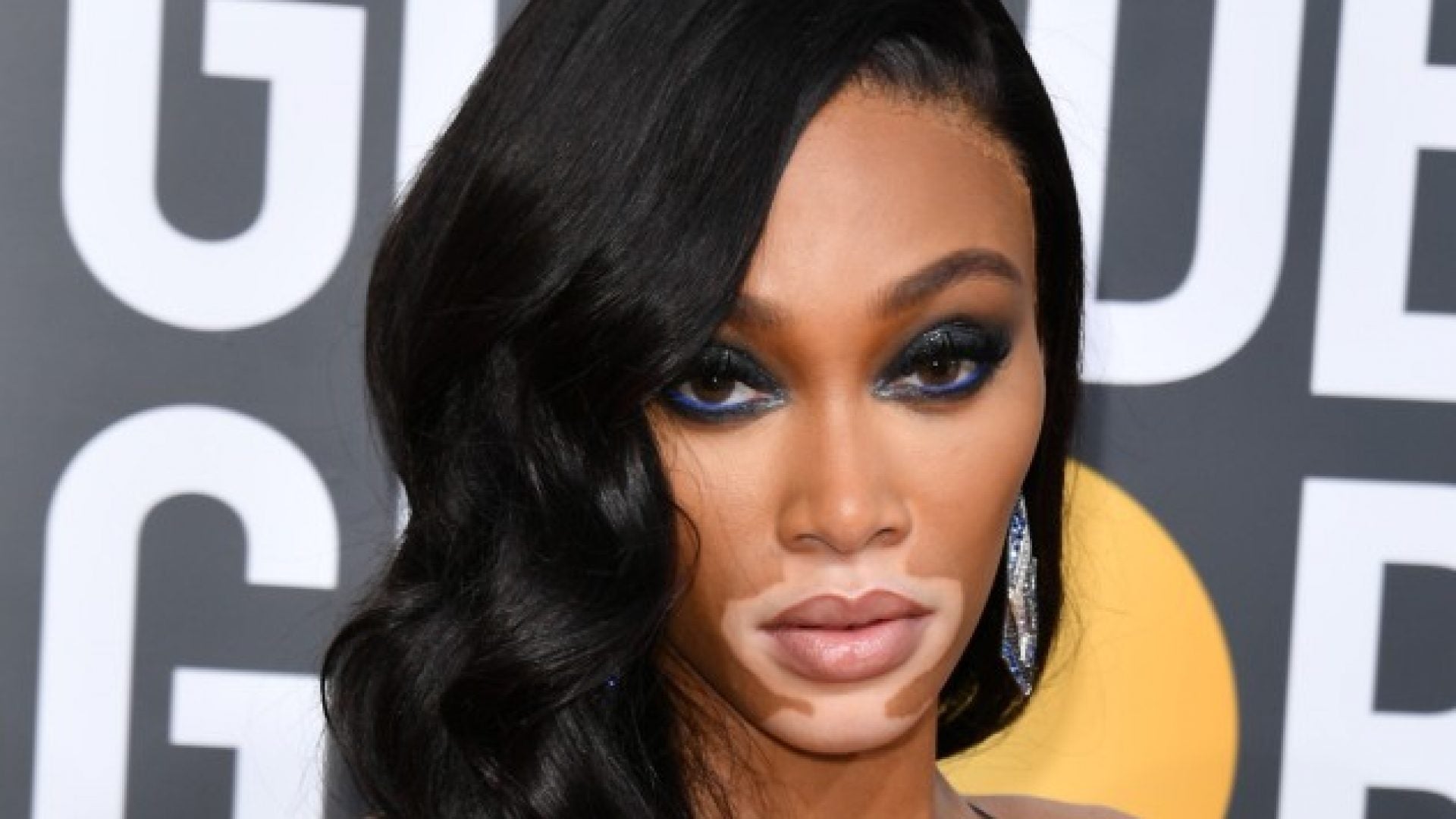 Winnie Harlow's Stunning Golden Globes Beauty Look Included This $12 Product