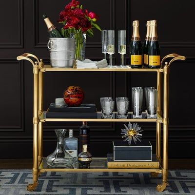 Create The Stylish Bar Cart Of Your Dreams With These Tips