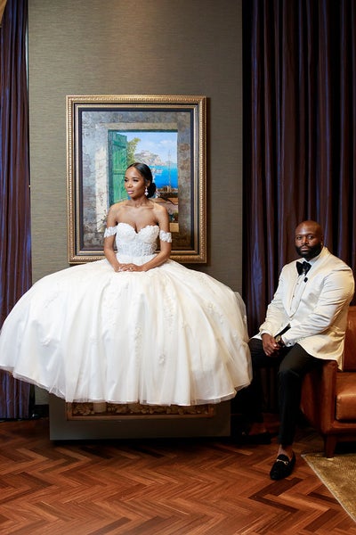 Bridal Bliss: Barbara Had A Beyoncé-Inspired Dance Surprise For Her Groom Edmund At Their Dreamy Wedding