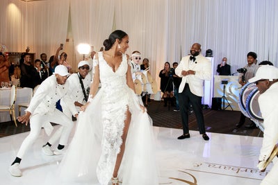 Bridal Bliss: Barbara Had A Beyoncé-Inspired Dance Surprise For Her Groom Edmund At Their Dreamy Wedding