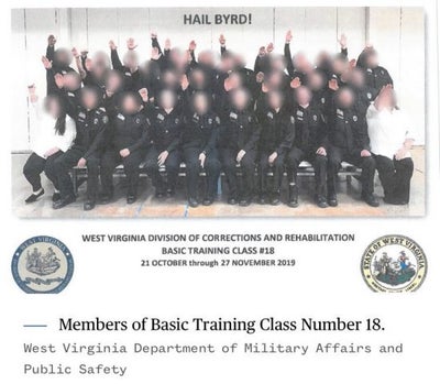 West Virginia Governor Approves Termination Of All Cadets Participating In Nazi Salute Photo
