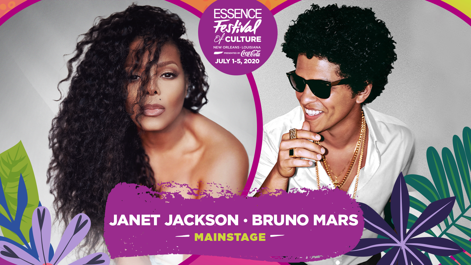 2020 ESSENCE Festival Of Culture: Bruno Mars, Janet Jackson, Patti LaBelle & More To Perform