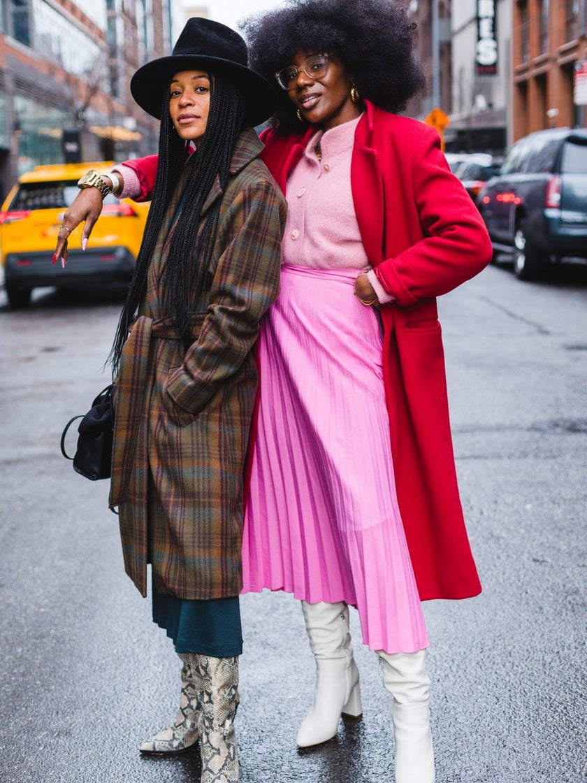 Street Style Squad Goals These Dynamic Duos Came To Slay At Essence Fashion House Essence