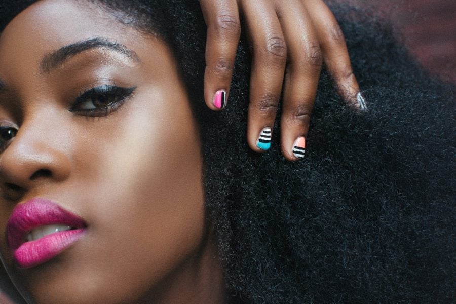 This African PrintInspired Nail Art Captures The Spirit Of The