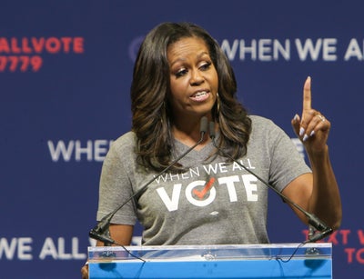 Michelle Obama Name-Checks Trump During DNC Keynote