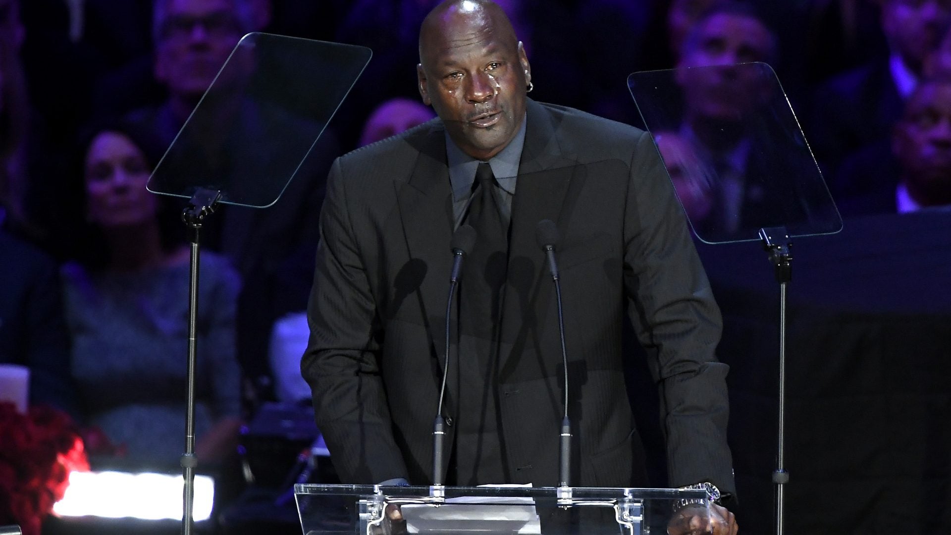 Michael Jordan Remembers 'Little Brother' Kobe Bryant At Public Memorial: 'He Left It All On The Floor'