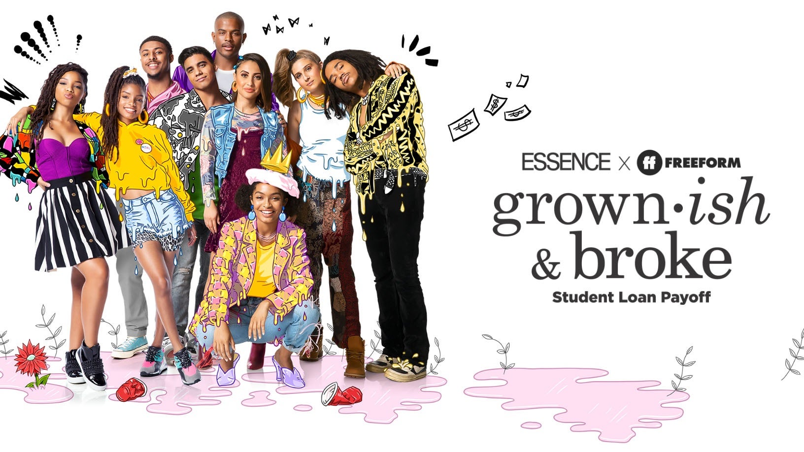 ESSENCE And Freeform Have Launched The #grown-ish & Broke-Student Loan Payoff