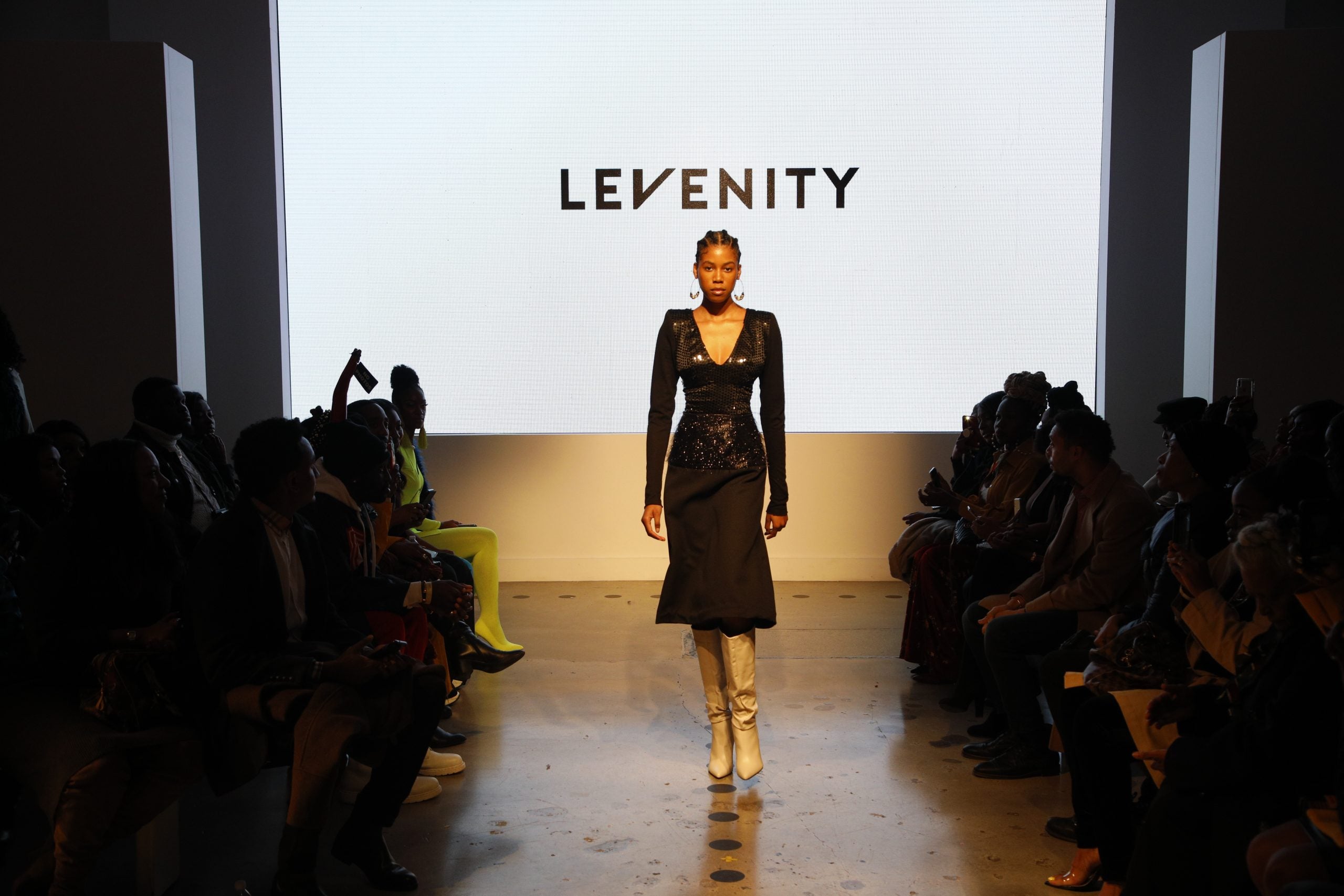 Designer Venny Etienne of LEVENITY Presents A Vibrant Collection At ESSENCE Fashion House