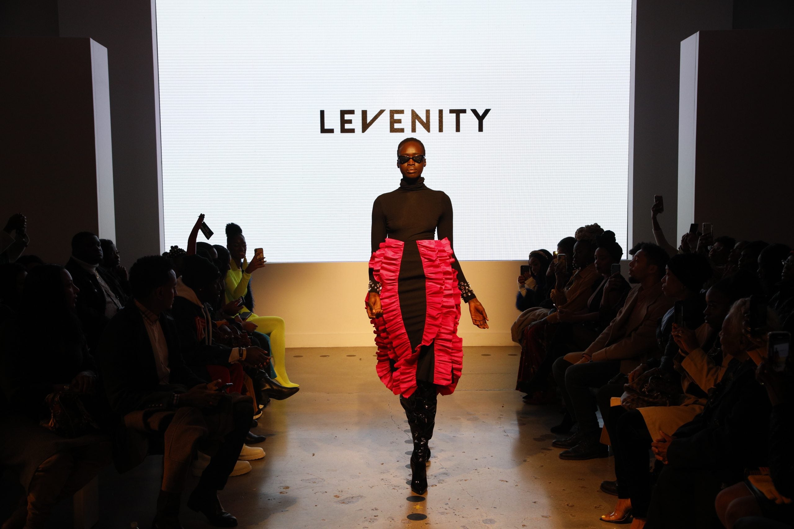 Designer Venny Etienne of LEVENITY Presents A Vibrant Collection At ESSENCE Fashion House