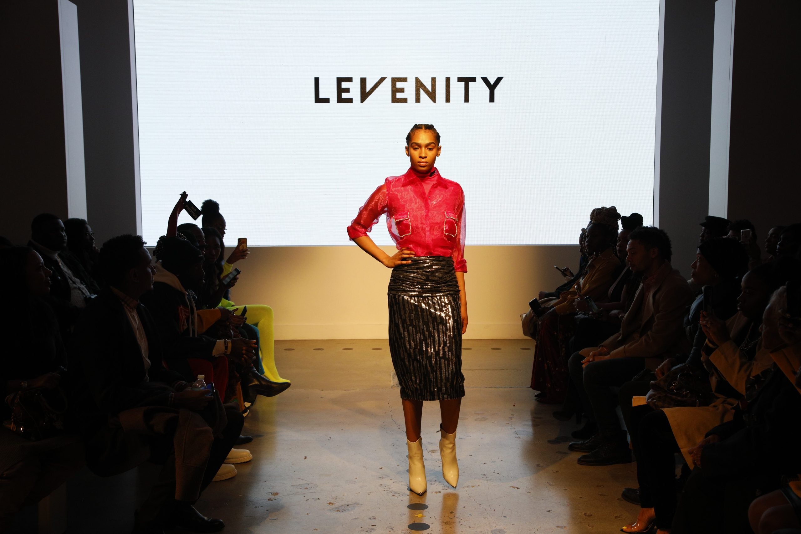 Designer Venny Etienne of LEVENITY Presents A Vibrant Collection At ESSENCE Fashion House