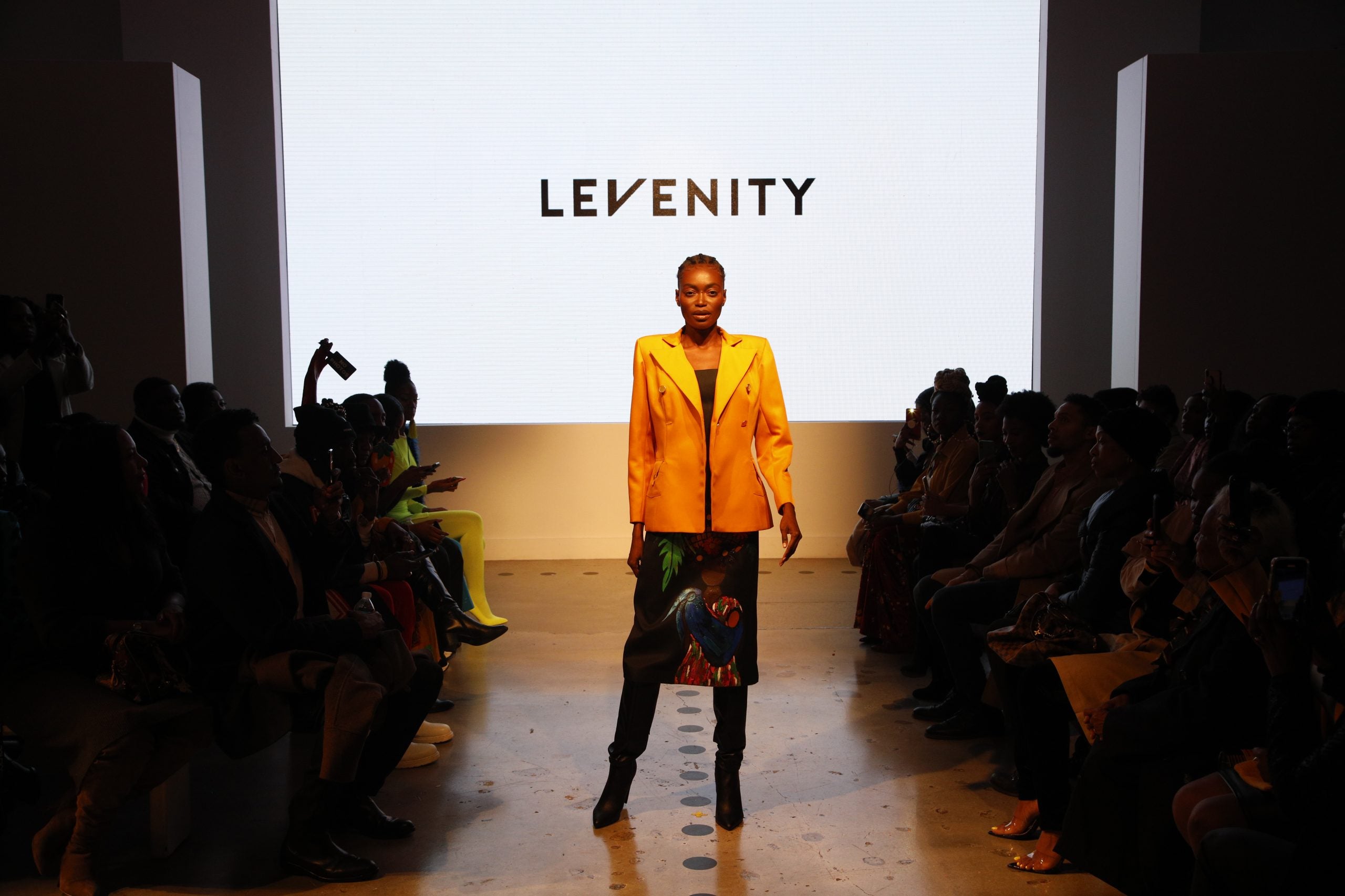 Designer Venny Etienne of LEVENITY Presents A Vibrant Collection At ESSENCE Fashion House