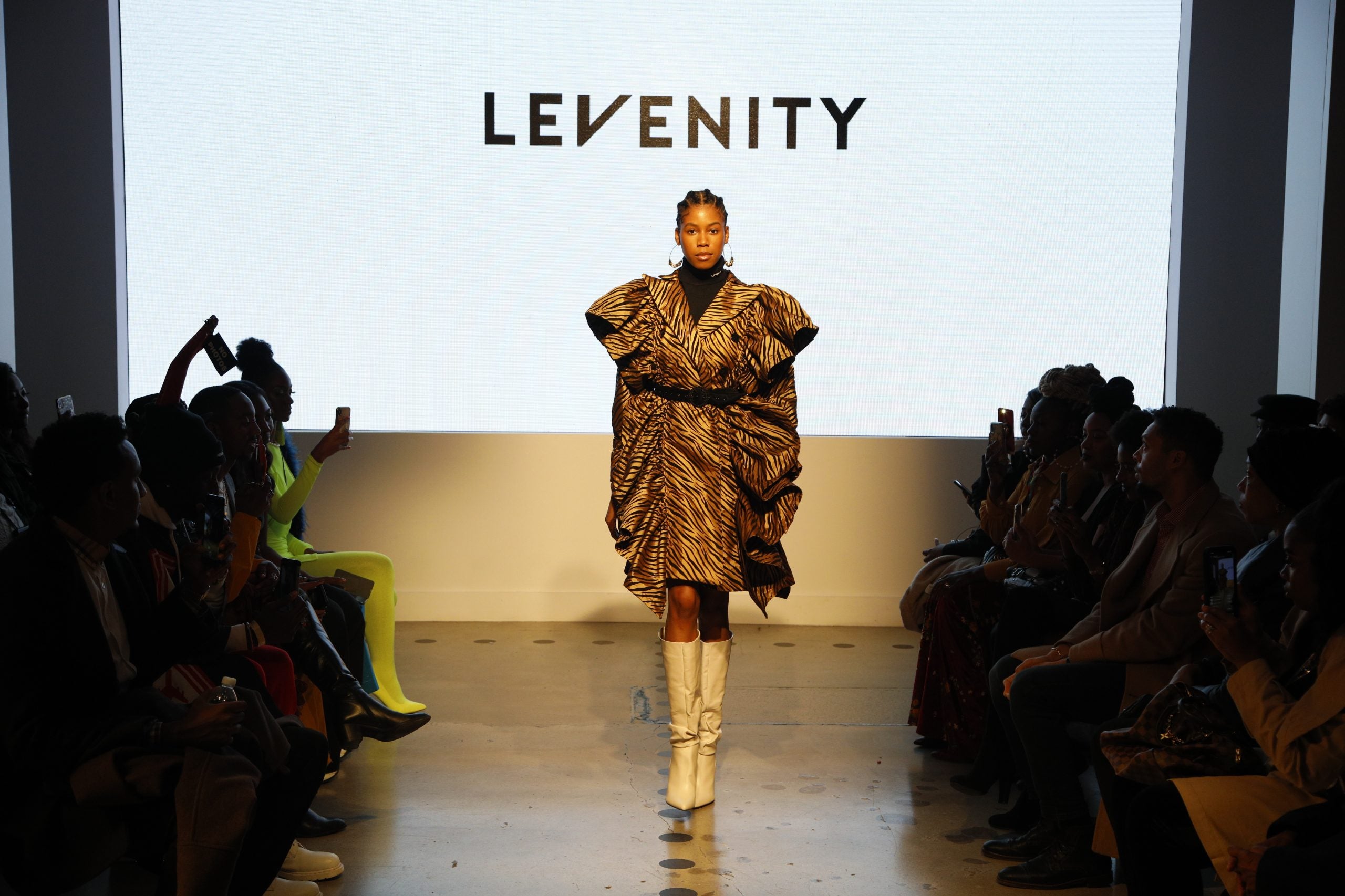 Designer Venny Etienne of LEVENITY Presents A Vibrant Collection At ESSENCE Fashion House