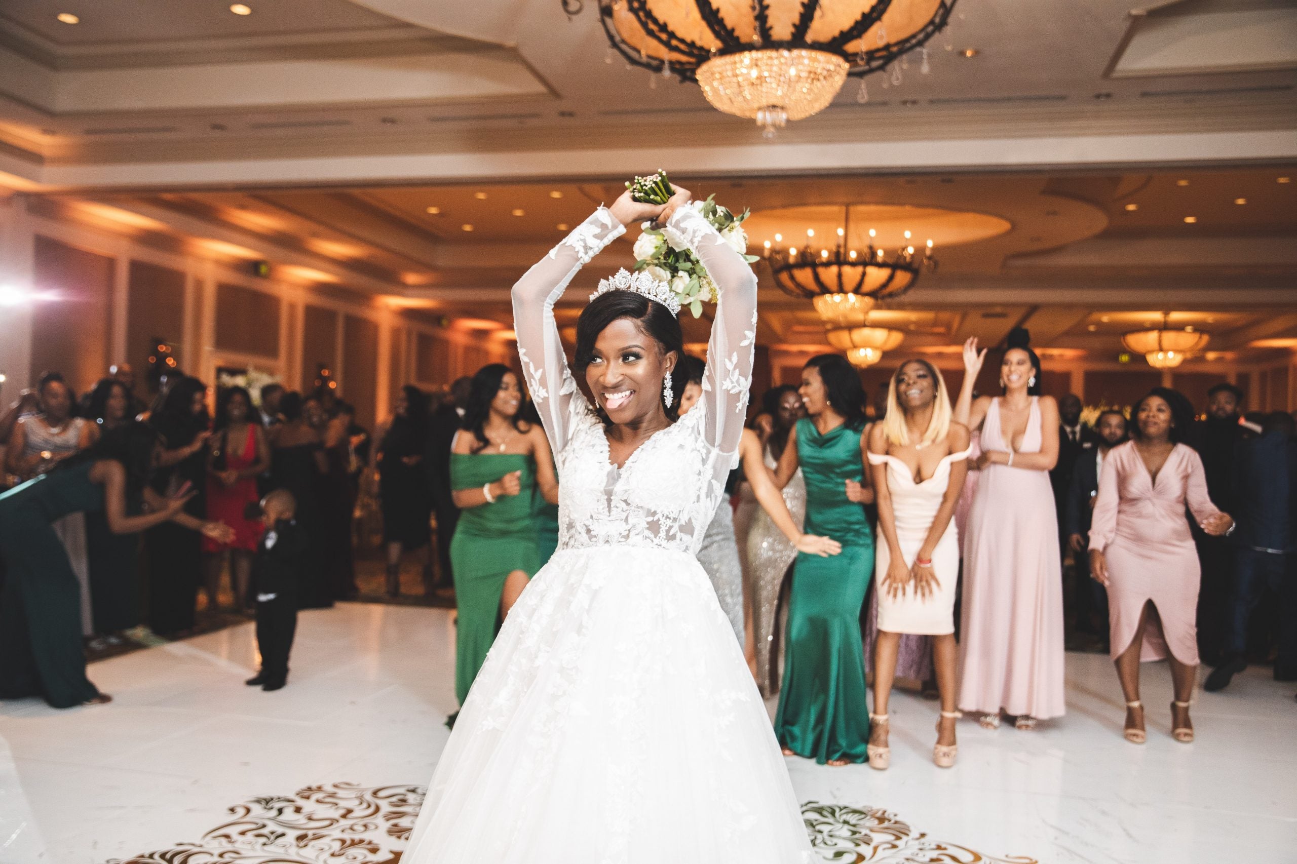 Bridal Bliss: Lucile and Dorson Brought Haitian Pride To Their Winter Wedding Reception