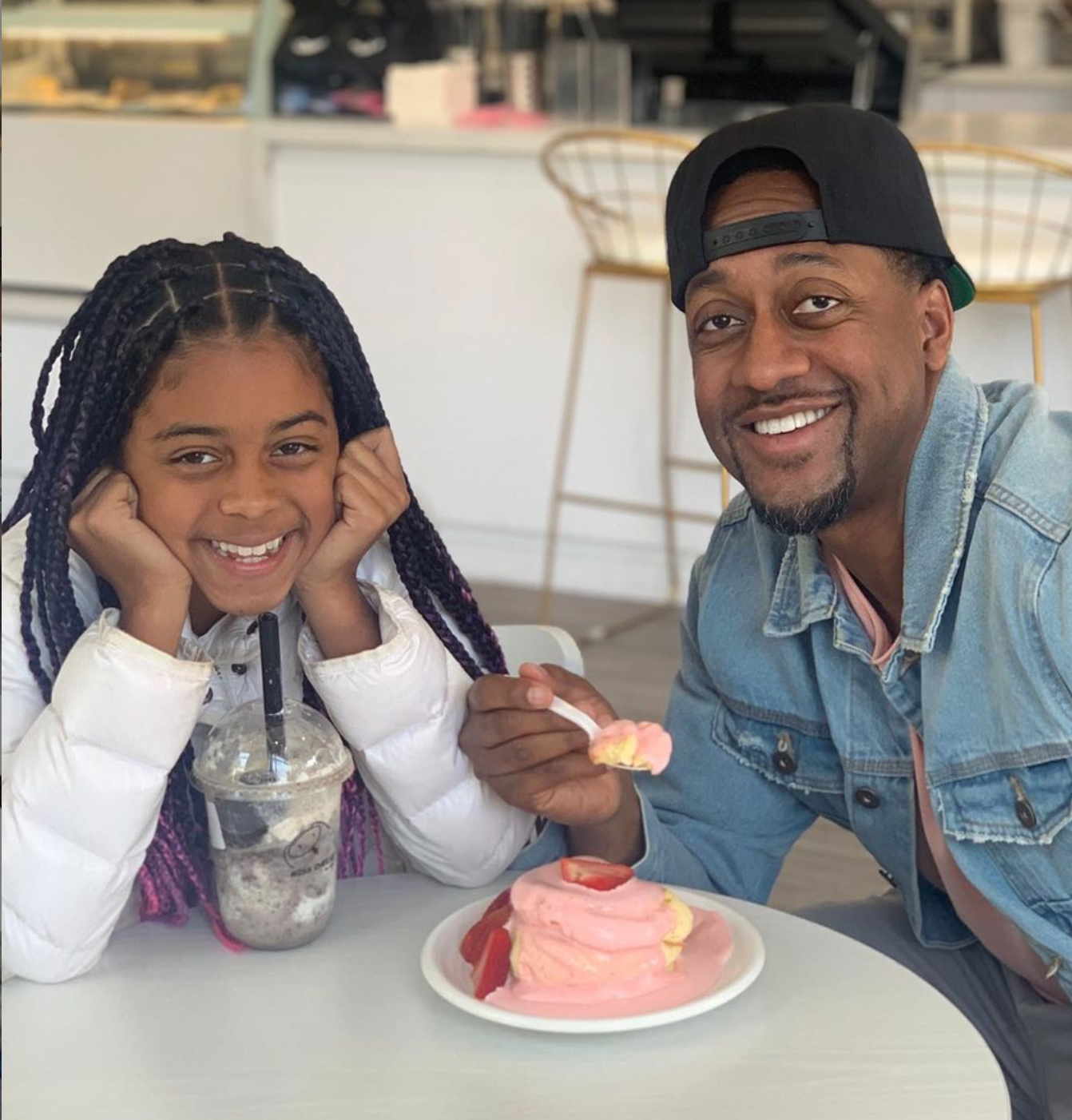 How Cute! Jaleel White And His Daughter Samaya Are Practically Twins