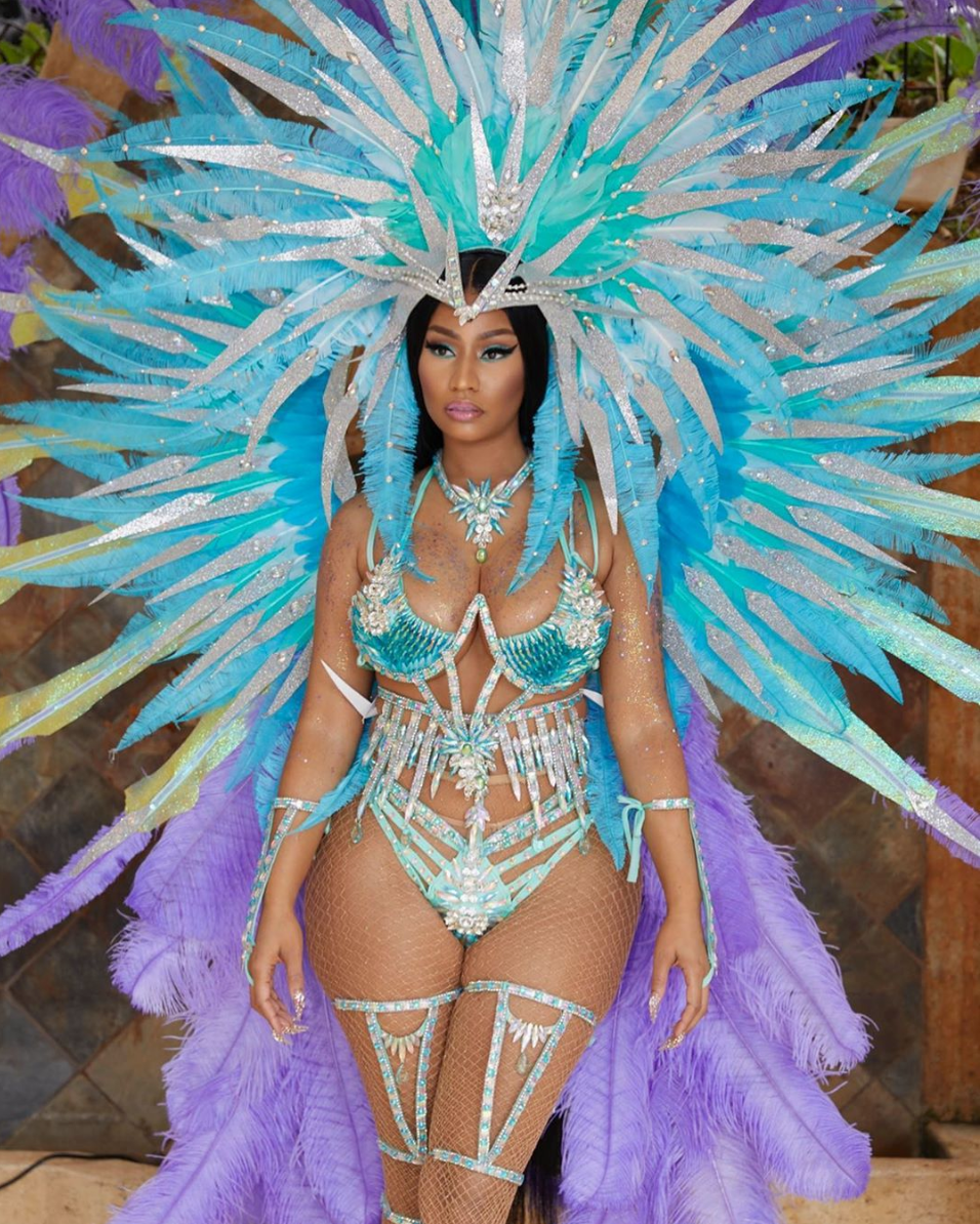 Nicki Minaj Honors Her Roots At Trinidad Carnival