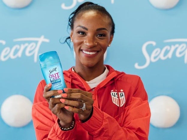Professional Soccer Player Crystal Dunn Shares A Cheeky Way To Remove Deodorant Stains