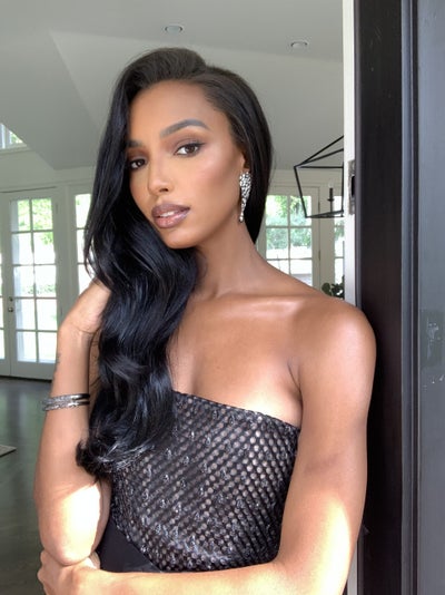 Jasmine Tookes Getting Ready For The 51st NAACP Image Awards