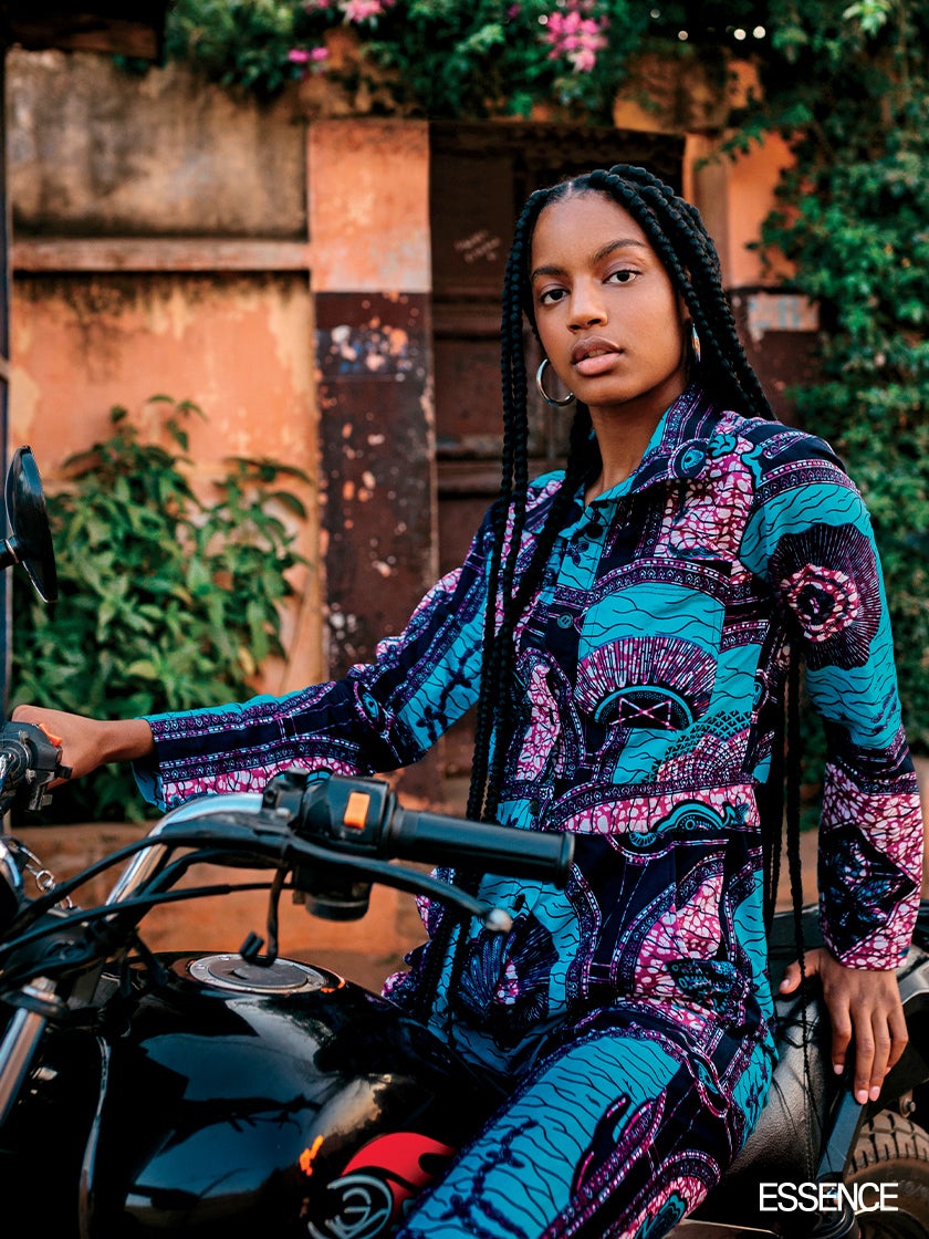 Ebonee Davis On The Power of Ankara Prints And Exploring Her Roots In Ghana