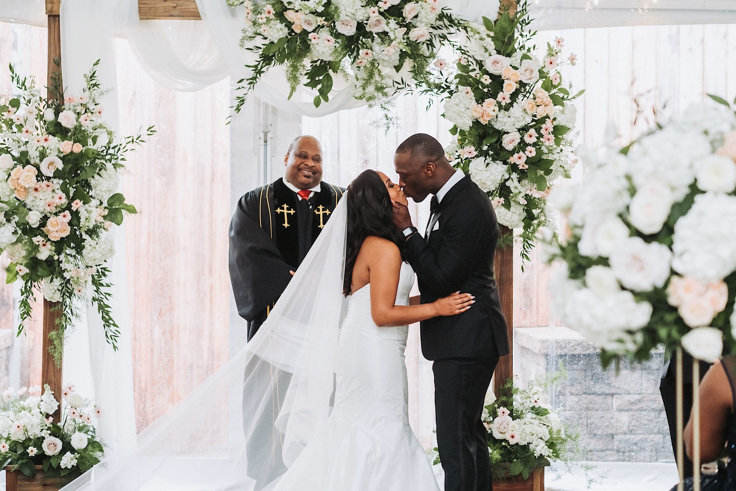 Bridal Bliss: The Groom Lonzell Cried When He Saw His Bride Bianca, And We Did Too