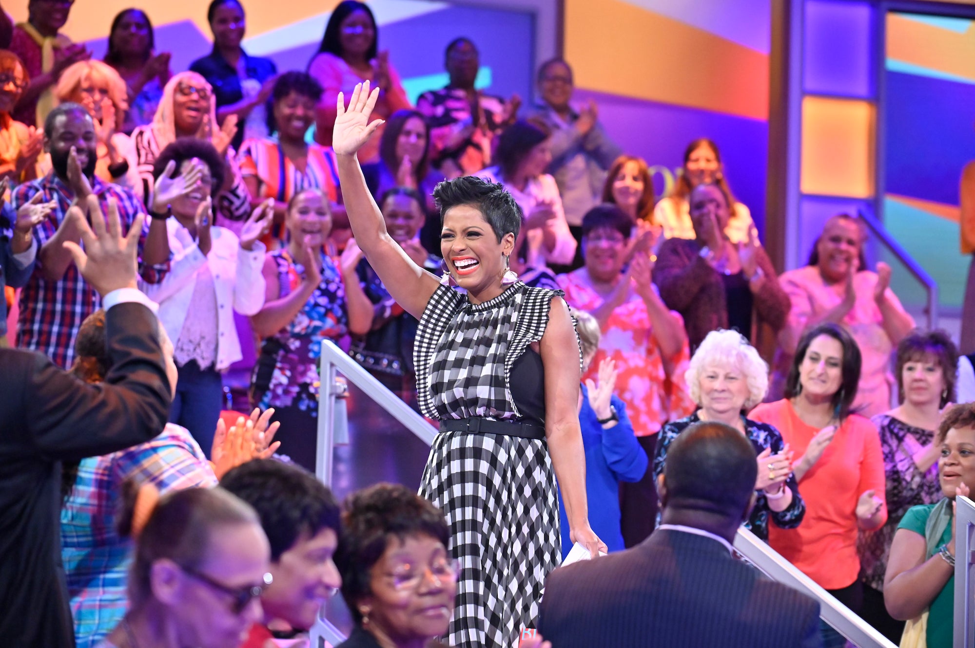 Tamron Hall Accepts Daytime Emmy Award Wearing Plush Bathrobe