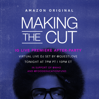 Naomi Campbell And Questlove Team Up For ‘Making The Cut’ Watch Party