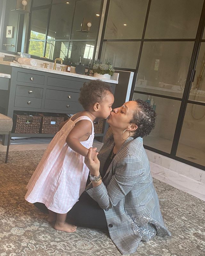 Tia Mowry-Hardrict Dresses Her Daughter Cairo As The Cutest Baby Chef
