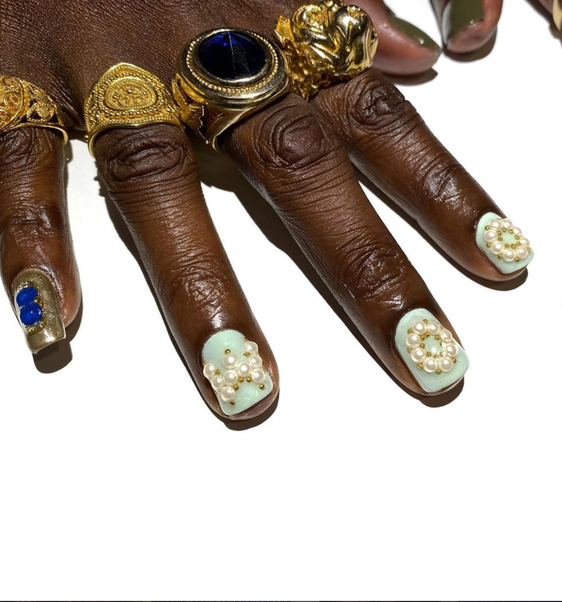 Check Out Trinidad James' Lavish Nail Art And More Celebrity Men With MustSee Manicures Essence