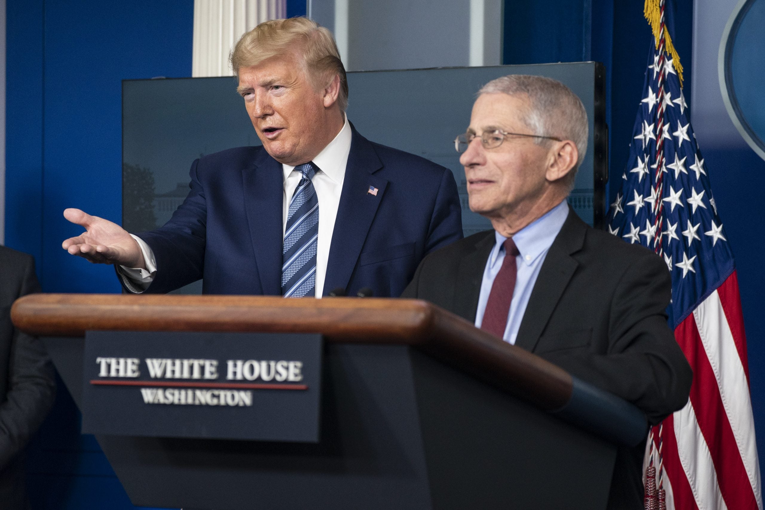 Trump, Fauci Give Conflicting Statements On Reopening Economy