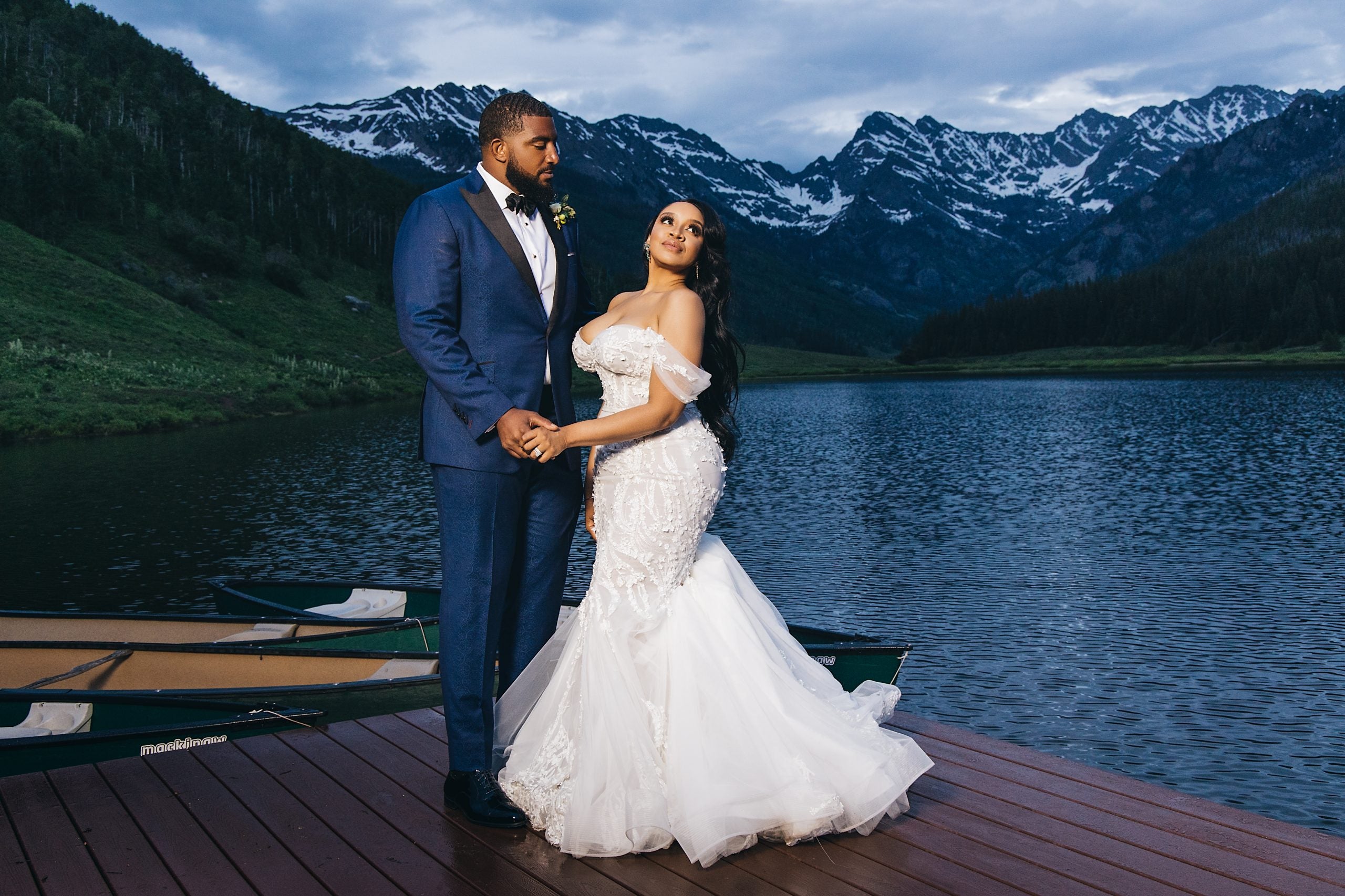 Bridal Bliss: Angel and Bobby's Luxury Mountain Wedding Made Our Jaws Drop