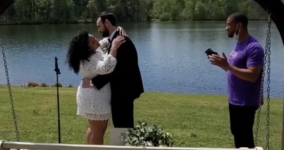 Watch: Singer Tony Terry Surprises Newlyweds Having A Quarantine Wedding In The Park
