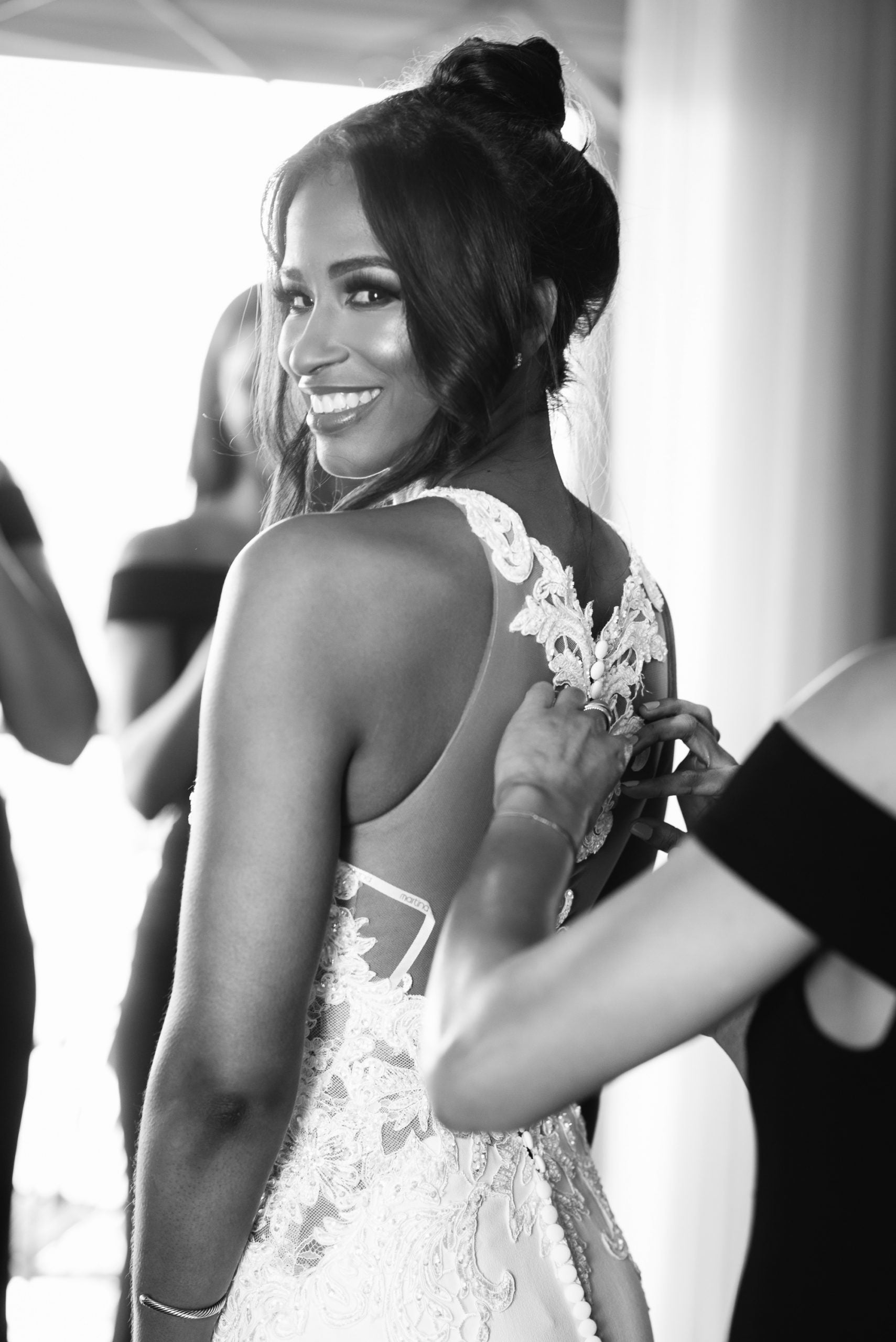 Bridal Bliss: Leslie And Gerard's Winter Wedding Had A Mardi Gras Twist