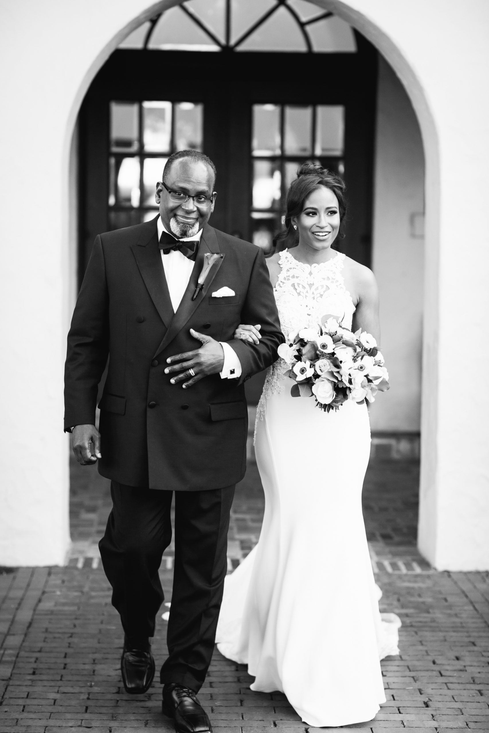 Bridal Bliss: Leslie And Gerard's Winter Wedding Had A Mardi Gras Twist